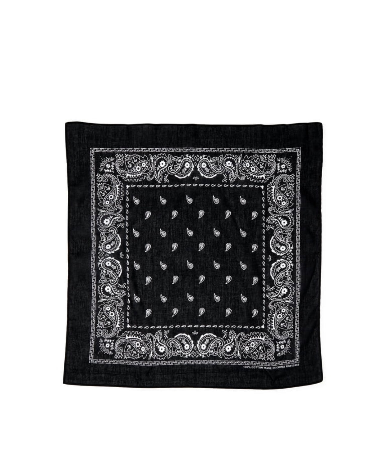 Black Bandana Scarf - for men women unisex - neck scarf headband - Clothing accessories - gift for Halloween