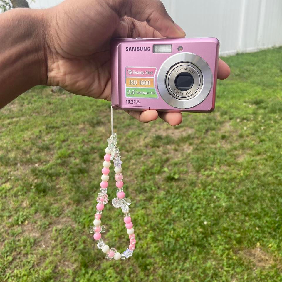 Rare Samsung SL30 Pink 10.2 MP Digital Camera    TESTED  with bag and Sd Card