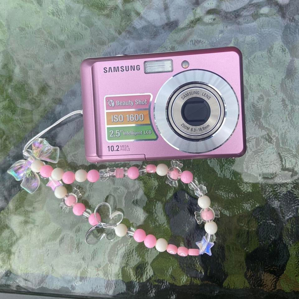 Rare Samsung SL30 Pink 10.2 MP Digital Camera    TESTED  with bag and Sd Card
