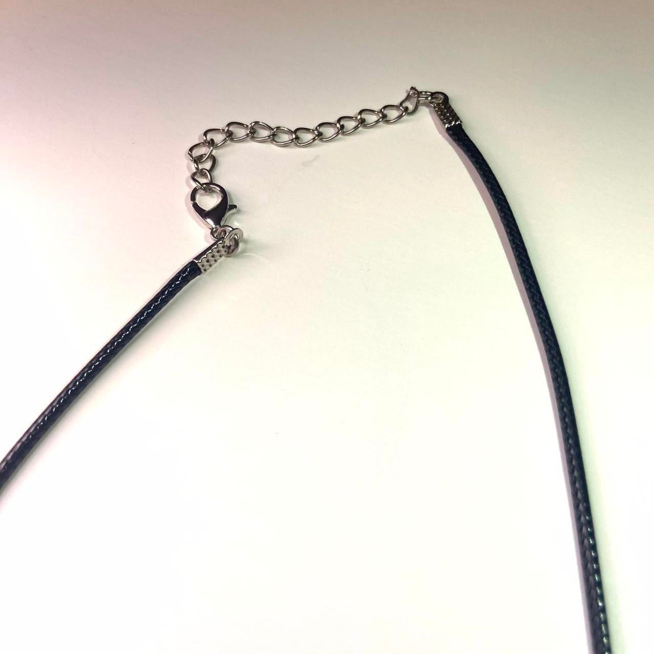 Silver Heart thorns pendant Faux leather necklace , Gothic Grunge jewelry , Emo rock accessories spike thorns necklaces